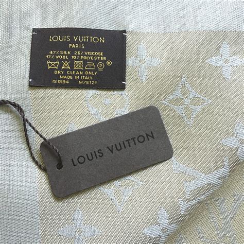 original louis vuitton scarf tag|genuine Louis Vuitton scarf.